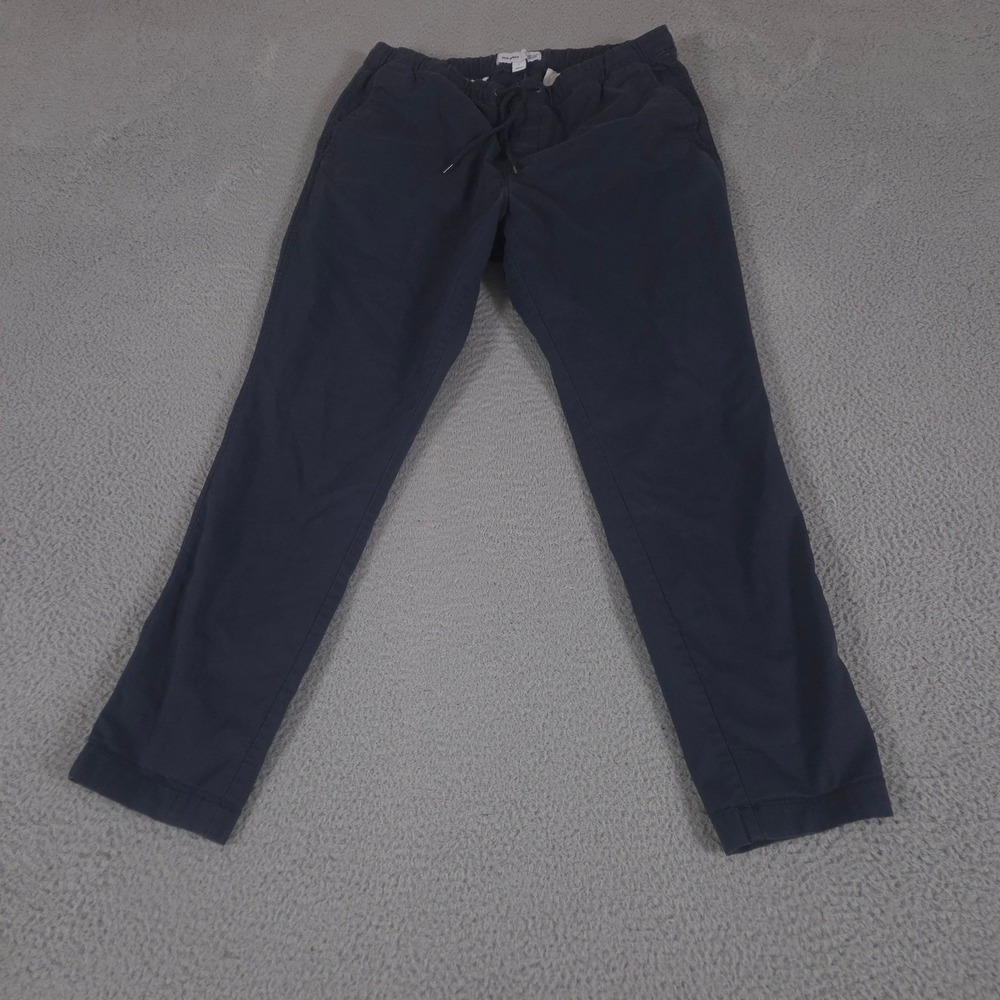 Old Navy Pants Mens L Navy Relaxed Slim Pull On Anytime Chinos Cotton Stretch